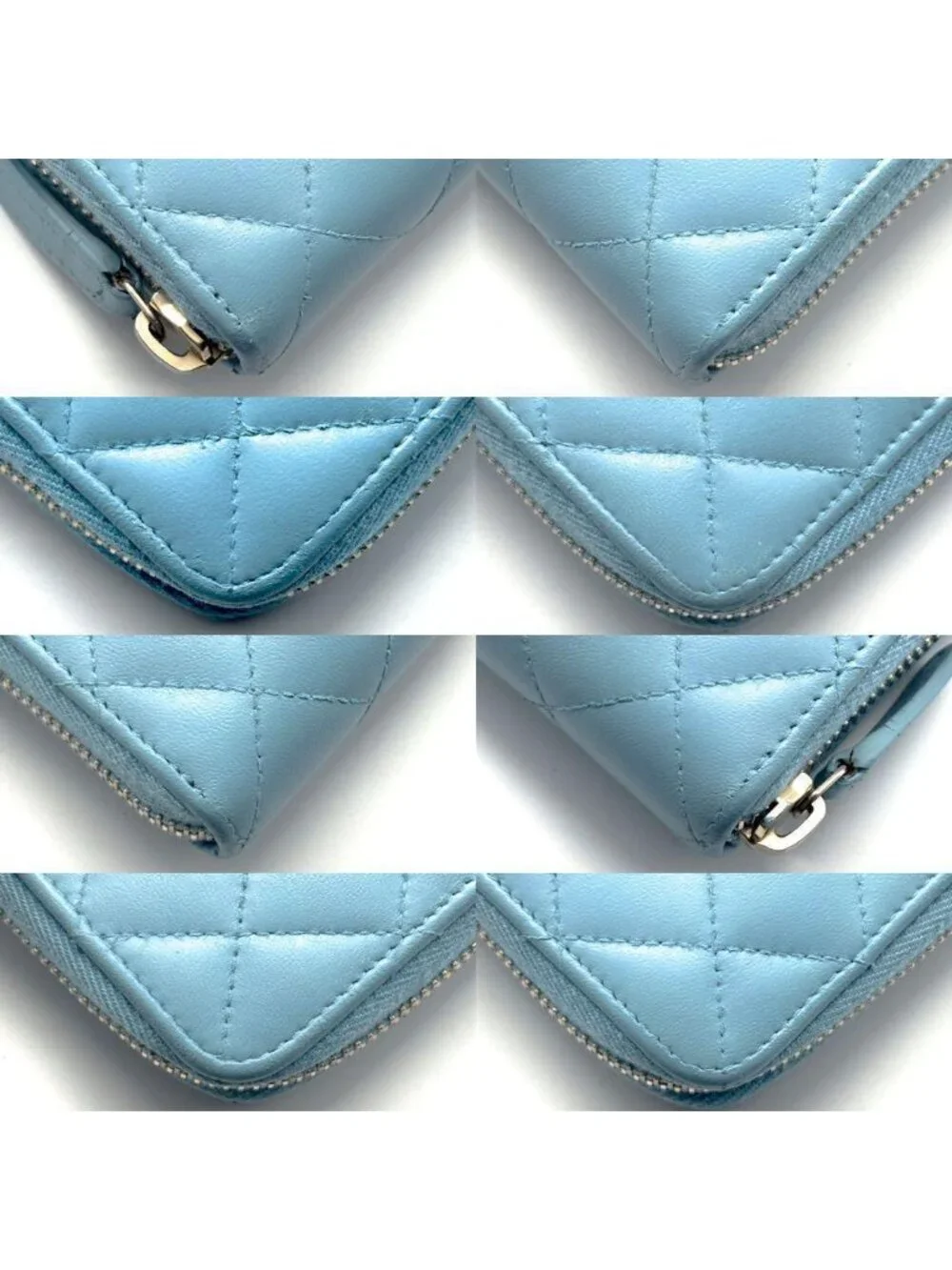 Chanel Wallet Quilted Round Zip LB